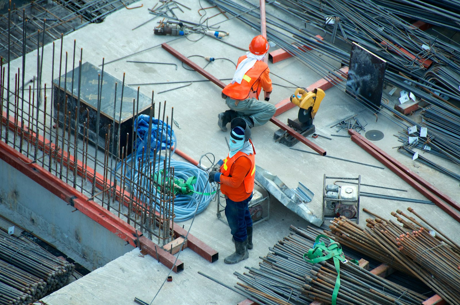 Post-construction site cleaning
